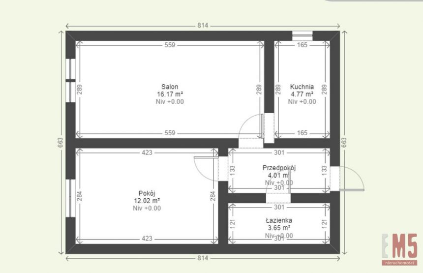 Białystok Centrum, 419 000 zł, 45 m2, M3 miniaturka 6