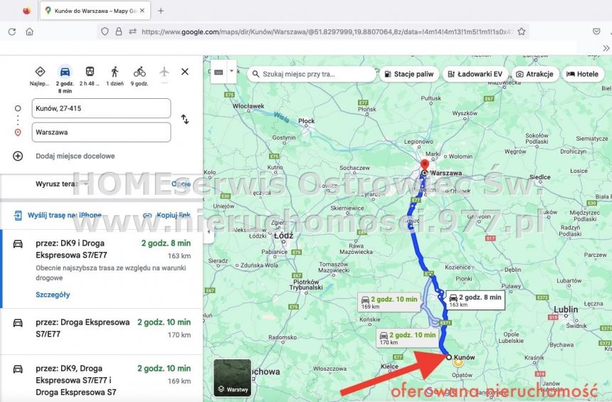 Dom 120 m2 działka 3200m2 Kunów/woj.świętokrzyskie miniaturka 3