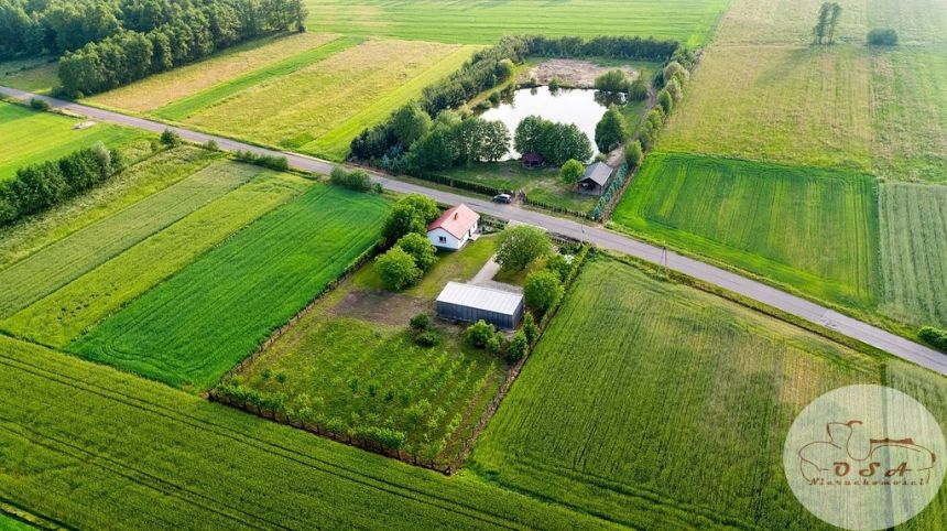 Duża działka budowlana WZ piękny staw miniaturka 3