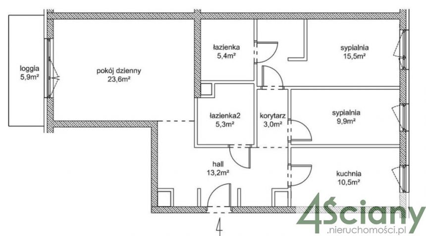 Warszawa Ochota, 1 700 000 zł, 86.4 m2, z garażem miniaturka 9