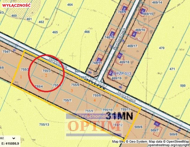 Ochodze 135 000 zł 7.59 ar - zdjęcie 1
