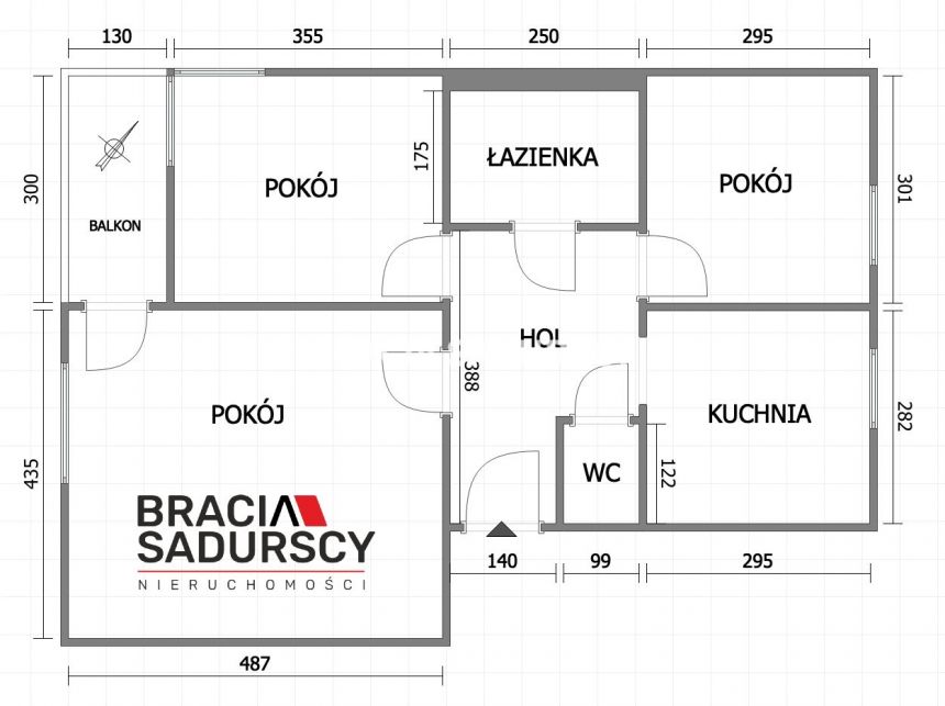 Kraków Ruczaj, 2 600 zł, 65.6 m2, umeblowane miniaturka 16