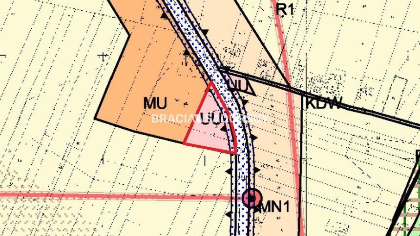 Działka usługowa przy drodze wojewódzkiej nr 794 miniaturka 4