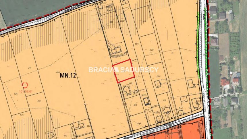 Kraków Łuczanowice, 600 000 zł, 13.81 ar, budowlana miniaturka 5