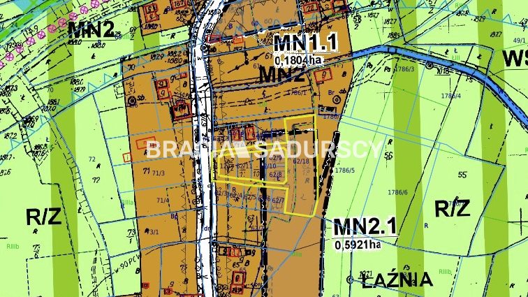 Zabierzów Bocheński, 479 000 zł, 41 ar, przyłącze wodociągu miniaturka 4