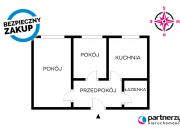 Gdańsk Siedlce, 444 000 zł, 40 m2, M2 miniaturka 13
