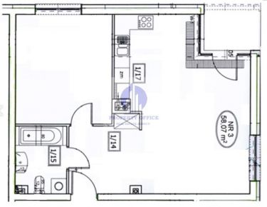 Mokotów: lokal 58,07 m2