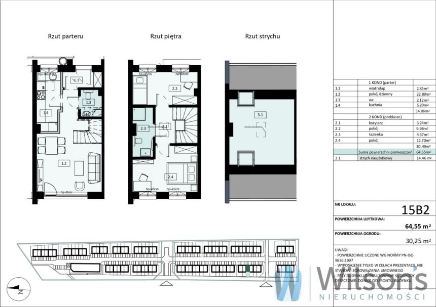 Pruszcz Gdański, 499 000 zł, 64.55 m2, szeregowy miniaturka 10