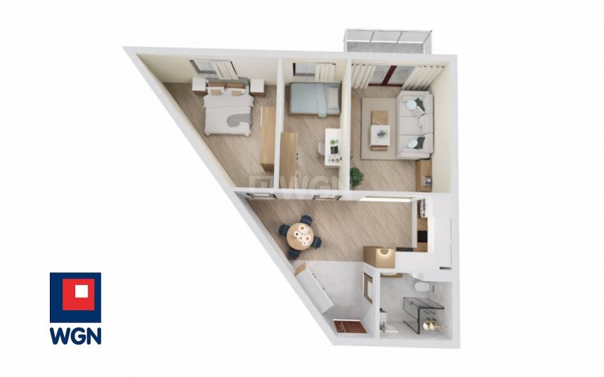 Brodnica, 363 593 zł, 60.7 m2, oddzielna kuchnia - zdjęcie 1