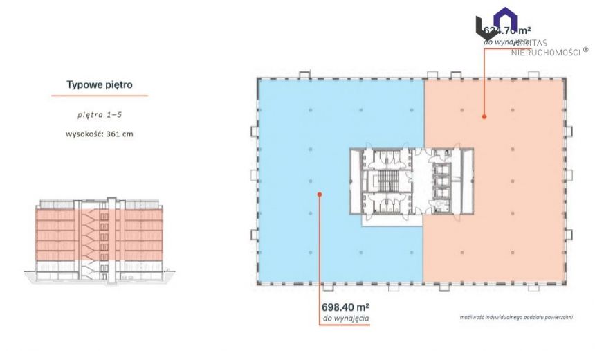 Katowice Roździeń, 75 801 zł, 1353.6 m2, biurowy miniaturka 5
