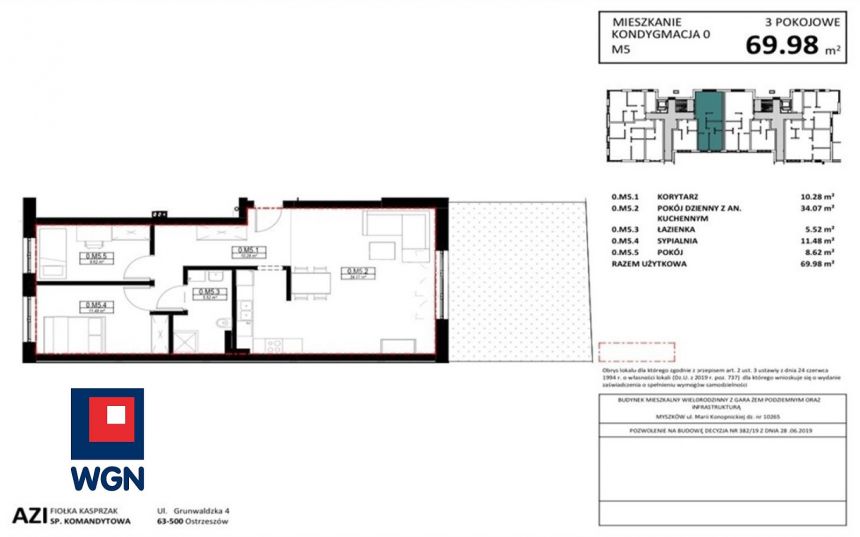 Myszków, 502 000 zł, 70 m2, z garażem miniaturka 4