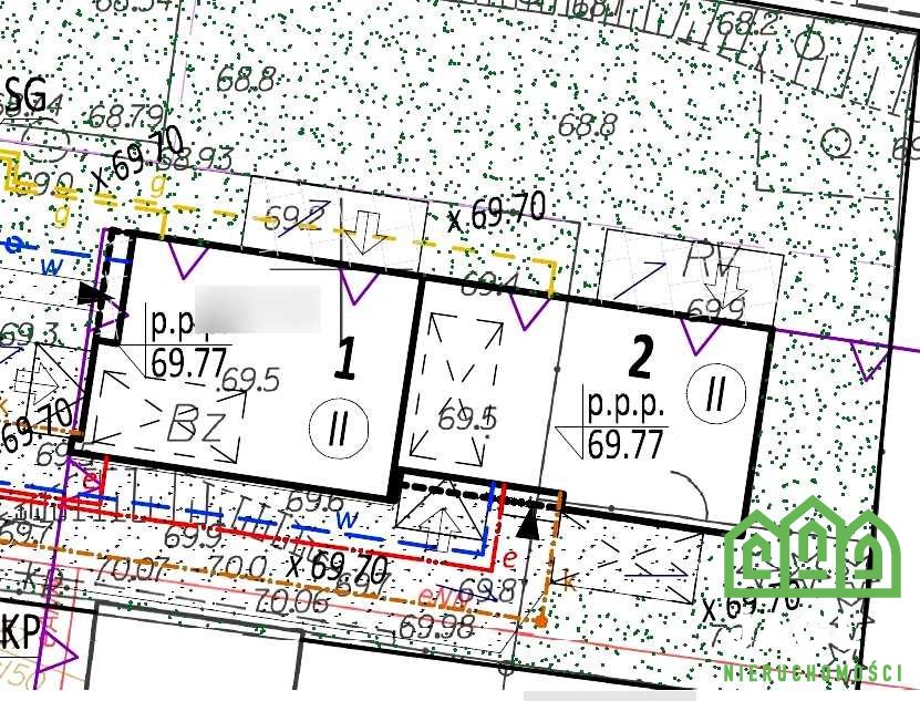 Dom developerski Miedzyń 130/420m2 bliźniak 12.25r miniaturka 7