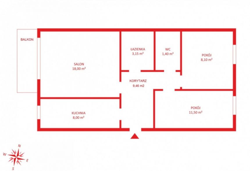 Rumia, 369 000 zł, 59.63 m2, z balkonem miniaturka 11