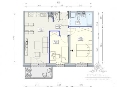 W REALIZACJI 10.2025/Mieszkanie 3 pok, 52,3m2 z balkonem/Wrocław Krzyki