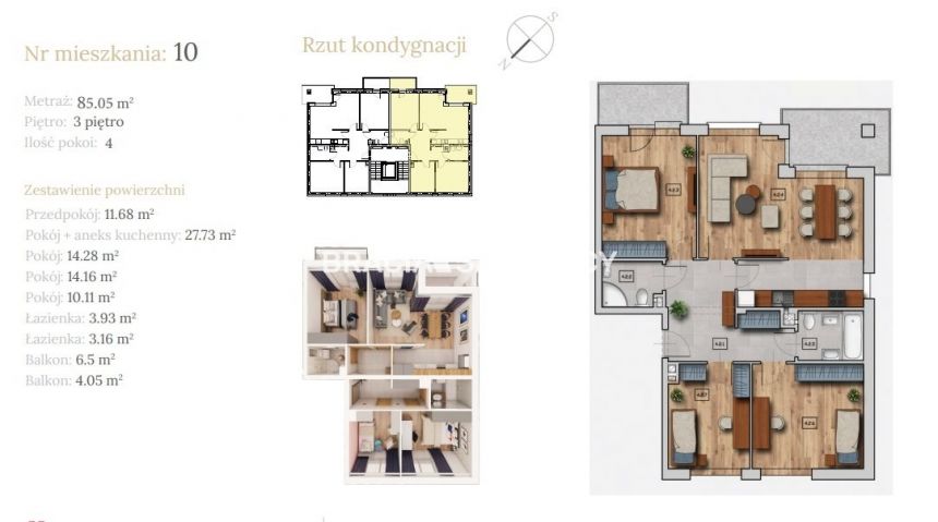 MIESZKANIA W STANIE DEWELOPERSKIM KRAKÓW miniaturka 8