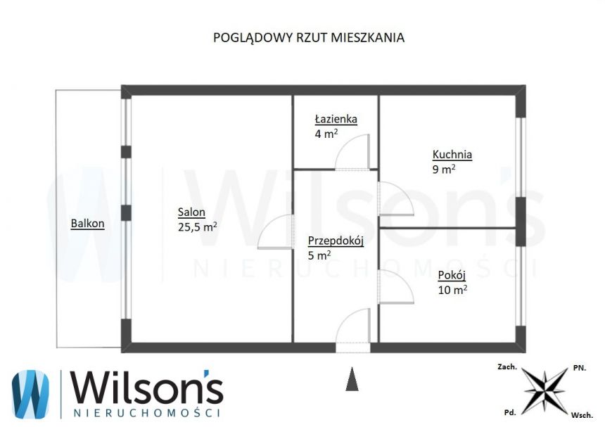 Grodzisk Mazowiecki, 410 000 zł, 53.2 m2, z balkonem miniaturka 8