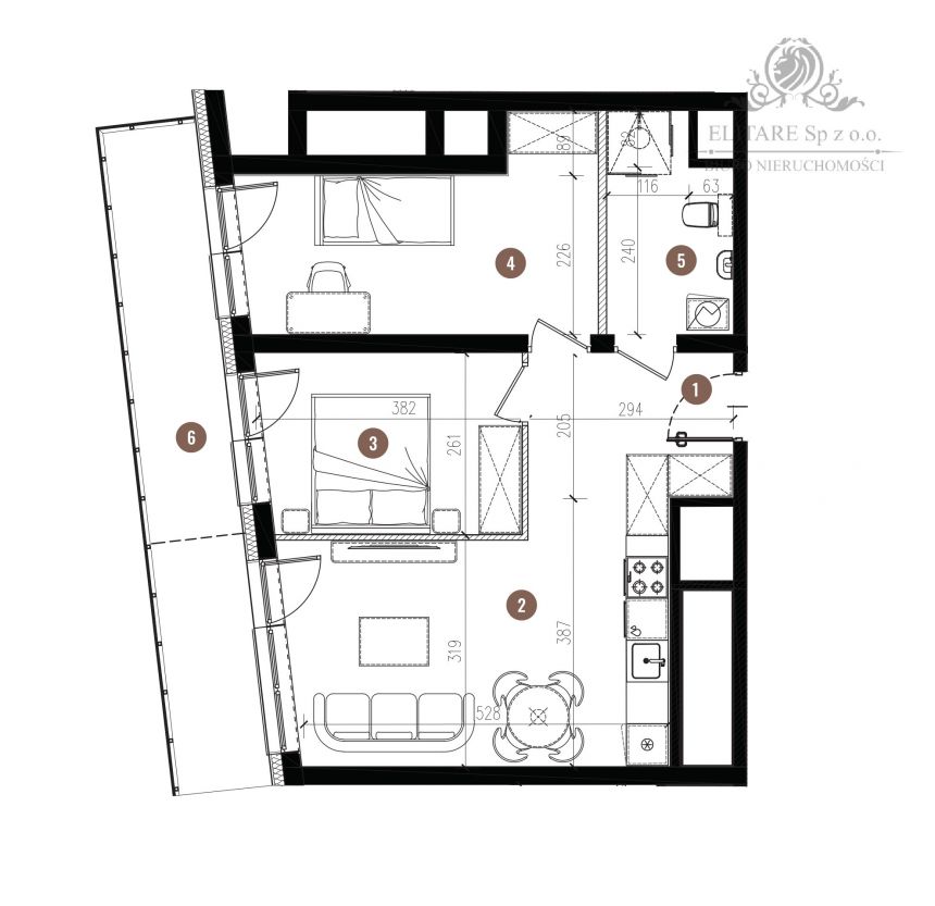 Apartament NOWY 52,26m2 ,3 pok. w Centrum Wrocławia/Stare Miasto miniaturka 10