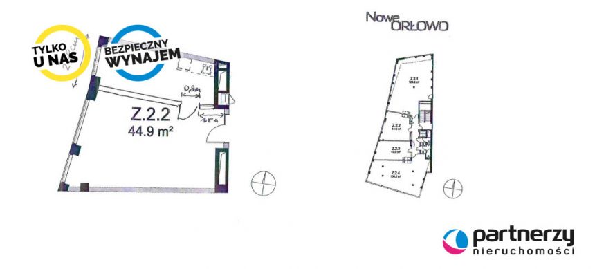 Gdynia Orłowo, 3 600 zł, 45 m2, pietro 3 miniaturka 4