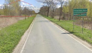 Działka inwestycyjna w Chrząstawie Małej.