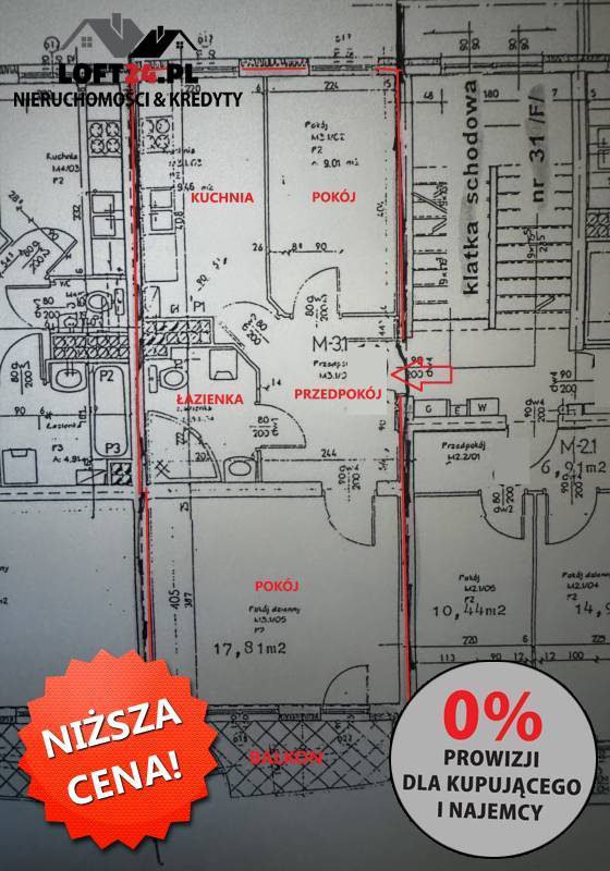 Lubin Osiedle Polne, 489 000 zł, 51.91 m2, pietro 2 miniaturka 9