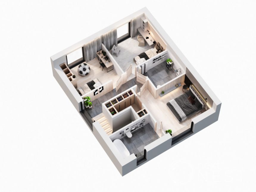 Rusiec, 1 259 000 zł, 150 m2, bliźniak miniaturka 16
