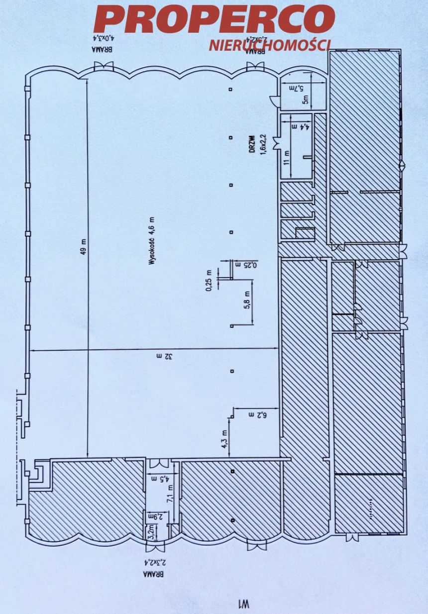 Hala 1645 m2 i biura ok. 500m2 , Kielce miniaturka 7