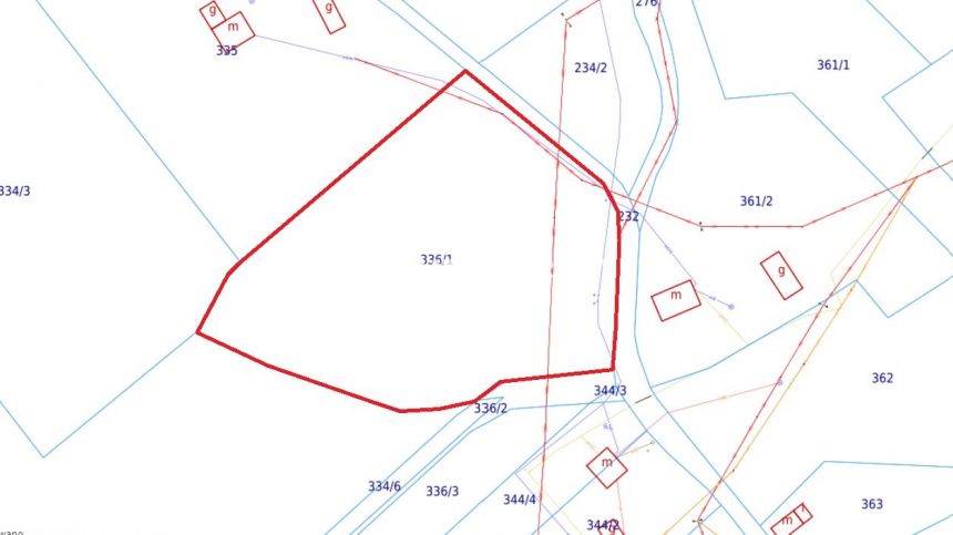 Działka budowlana 8900 m2 Poręba Żegoty miniaturka 6