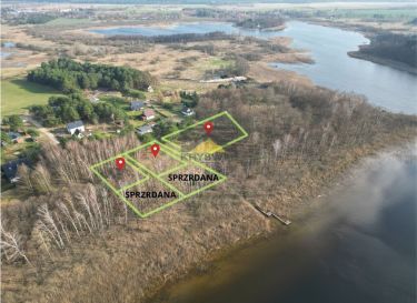 DZIAŁKI PRZY JEZIORZE Z MPZP POD DOMKI LETNISKOWE