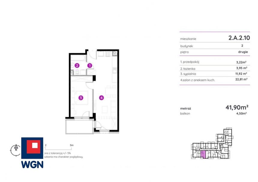 Gdańsk Siedlce, 656 872 zł, 41.9 m2, z garażem miniaturka 2
