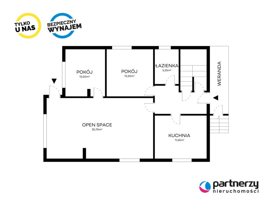 Gdańsk Oliwa, 11 000 zł, 100 m2, pietro 1, 1 miniaturka 1