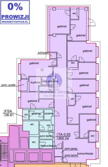 Wola: biuro 310,33 m2