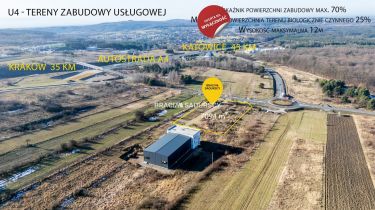 Działka komercyjna przy A4