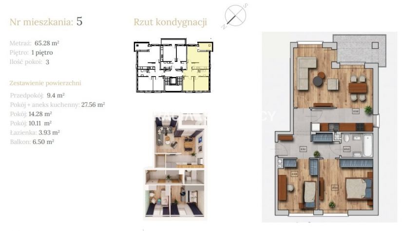 MIESZKANIA W STANIE DEWELOPERSKIM KRAKÓW miniaturka 3