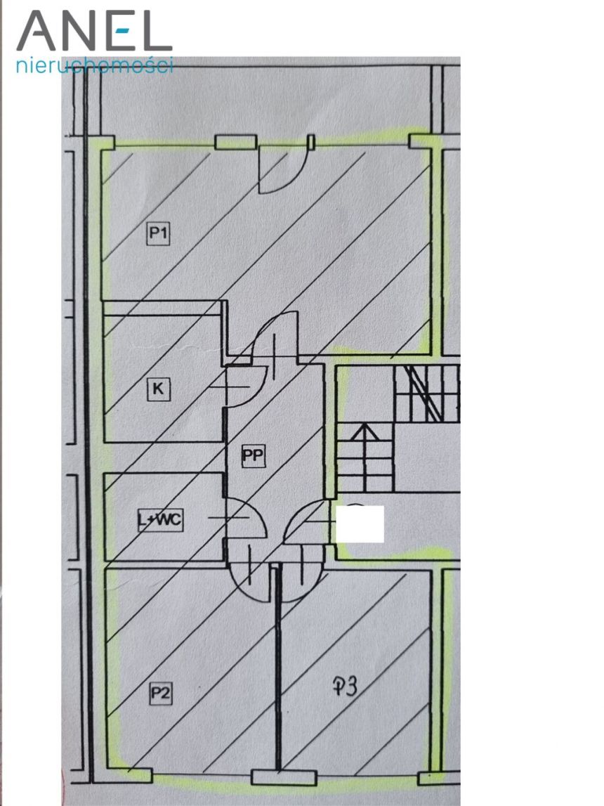 Przestronne mieszkanie 3-pok 3 piętro, duży balkon miniaturka 13