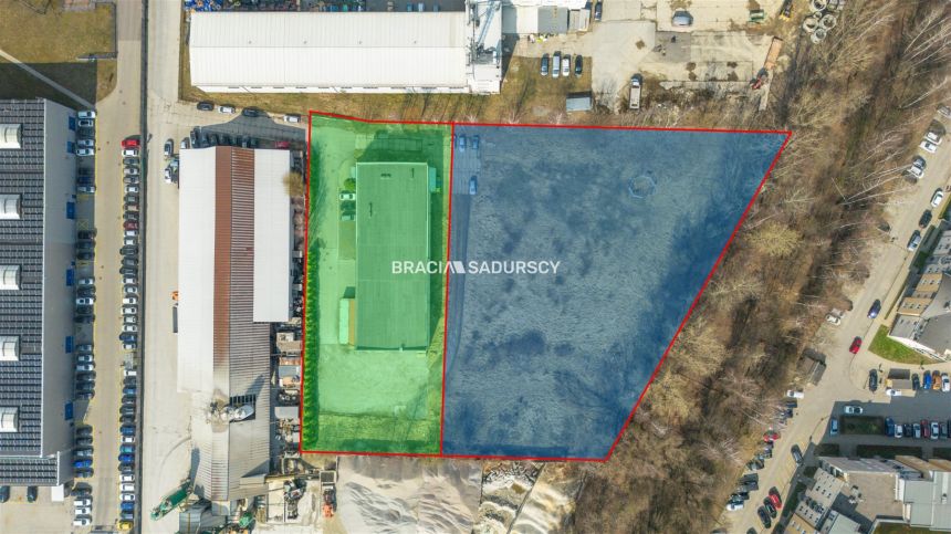 Kraków ul. Zawiła biurowiec z halą miniaturka 9