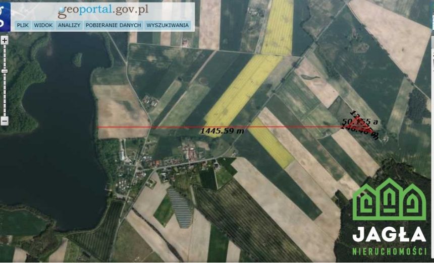 Ostrowite gm.Lniano działka 5168m2 Jez. Ostrowite miniaturka 3