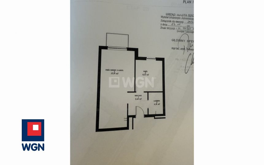 Szczecin Gumieńce, 569 000 zł, 49.08 m2, pietro 3/4 miniaturka 4