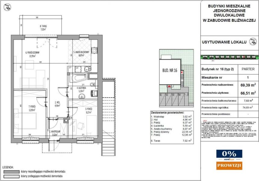 Deweloperskie - Radzymin, 2 m-ca parking. w cenie miniaturka 6