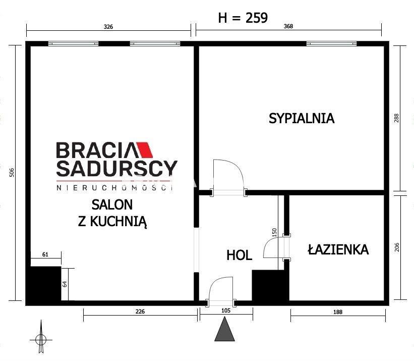 Przytulne 2-pok mieszkanie 40 m2, Ludwinów miniaturka 3