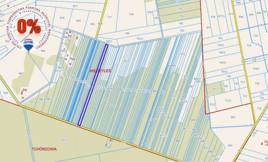 Las około 60.letni, 2,2054 ha do sprzedania miniaturka 6