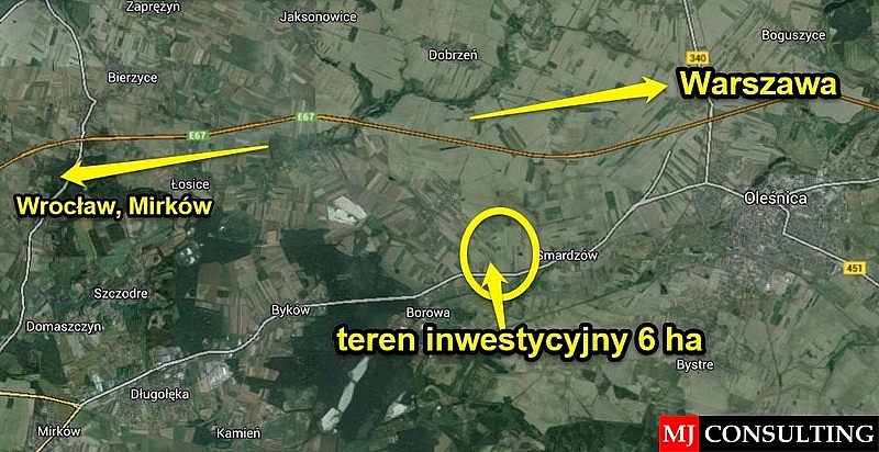 Smardzów, 2 400 000 zł, 6.66 ha, prostokątna miniaturka 4