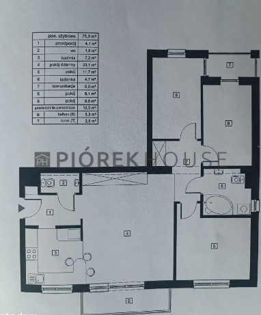 4-pokojowe mieszkanie ul. Pałacowej w Markach. miniaturka 12