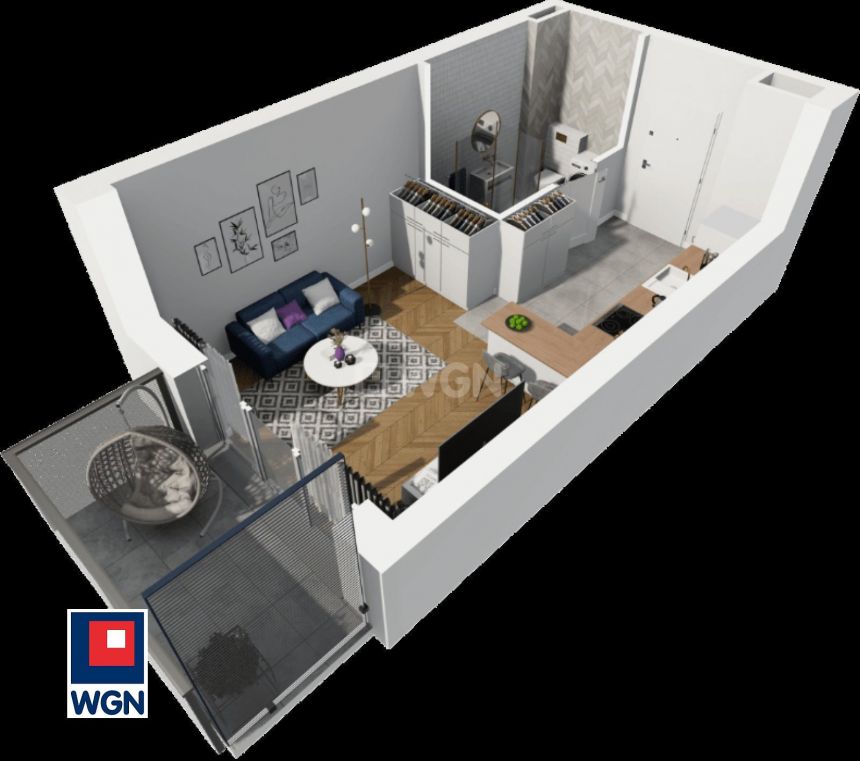 Gdańsk Śródmieście, 364 000 zł, 25.26 m2, kuchnia z oknem miniaturka 3