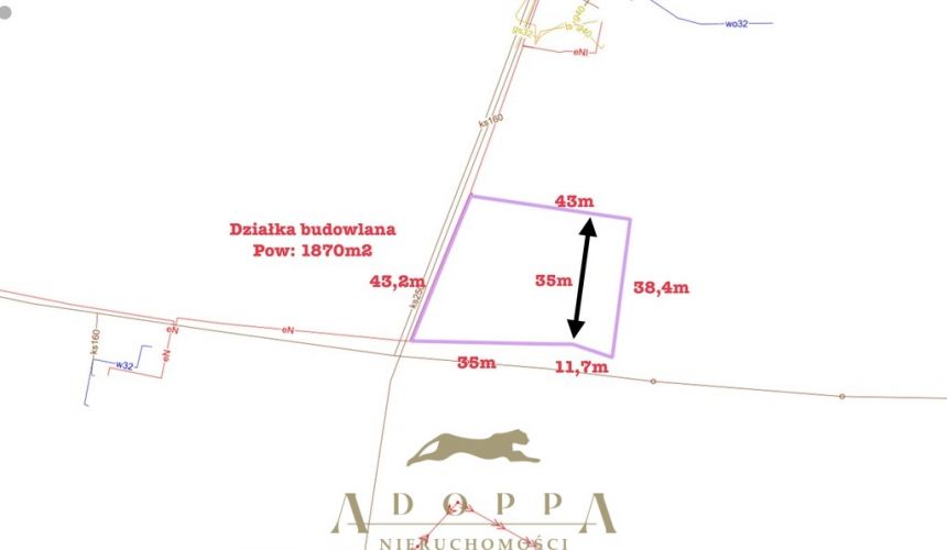 Działka bud. 1870m2 w Zawierciu DZIELNICA WILLOWA miniaturka 2