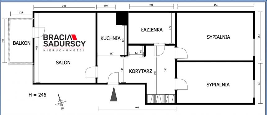 Centrum: 3-pok. z windą, balkonem i garażem !!! miniaturka 3