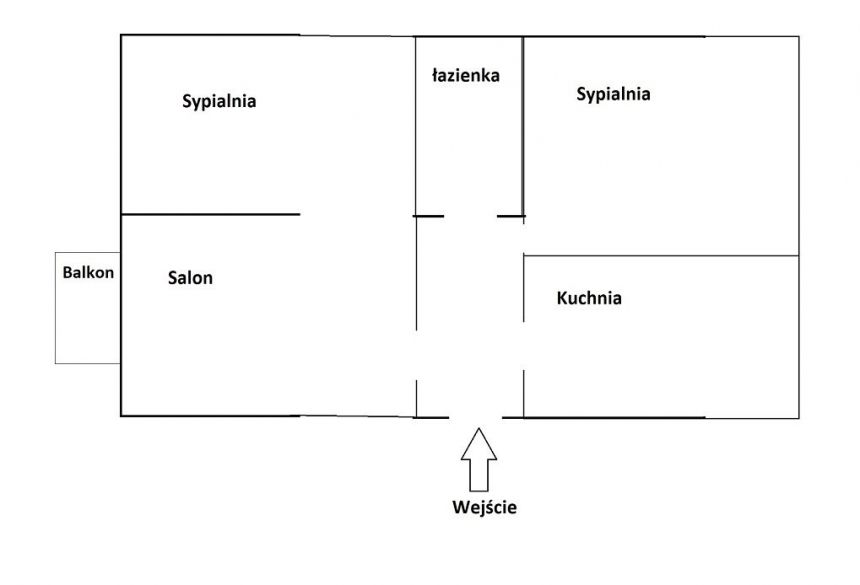 3 pokoje osobna kuchnia, KSM, ul. Konarskiego miniaturka 12