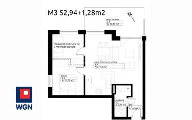 Wieluń, 444 696 zł, 52.94 m2, parter, 4