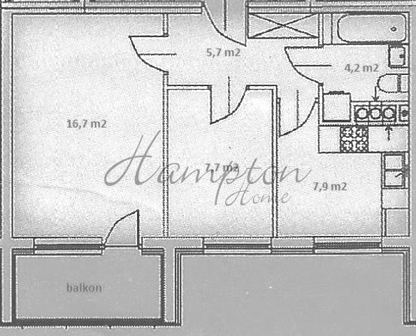 Warszawa, 827 000 zł, 42.2 m2, z balkonem miniaturka 5