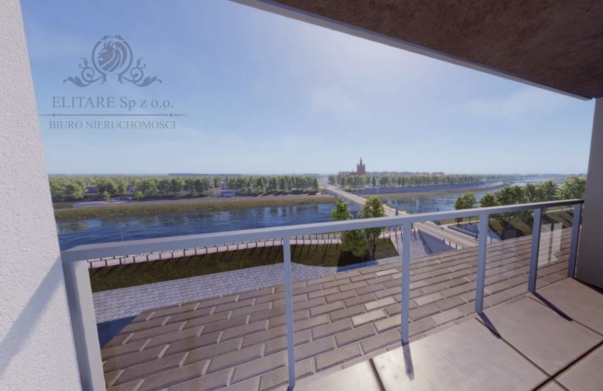 Duże Mieszkanie 81,46m2 z widokiem na rzekę /Wrocław, Kleczków miniaturka 3