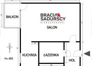 Kawalerka z kuchnią przy ul.ks.Turka/balkon/zielen miniaturka 3
